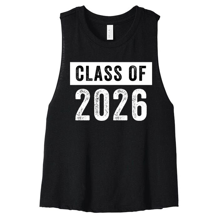 Funny Class Of 2026 Graduation Senior Class 2026 Senior Funny 2026 Graduation Women's Racerback Cropped Tank