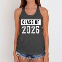 Funny Class Of 2026 Graduation Senior Class 2026 Senior Funny 2026 Graduation Women's Knotted Racerback Tank