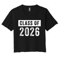 Funny Class Of 2026 Graduation Senior Class 2026 Senior Funny 2026 Graduation Women's Crop Top Tee