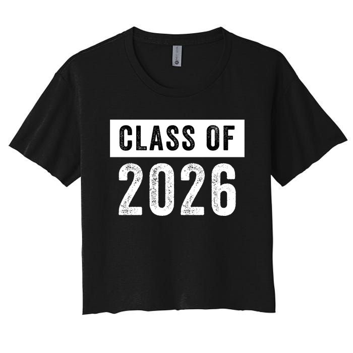 Funny Class Of 2026 Graduation Senior Class 2026 Senior Funny 2026 Graduation Women's Crop Top Tee