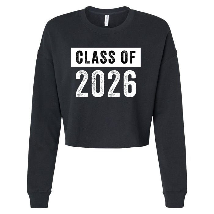 Funny Class Of 2026 Graduation Senior Class 2026 Senior Funny 2026 Graduation Cropped Pullover Crew