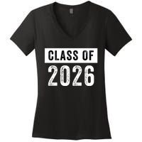 Funny Class Of 2026 Graduation Senior Class 2026 Senior Funny 2026 Graduation Women's V-Neck T-Shirt