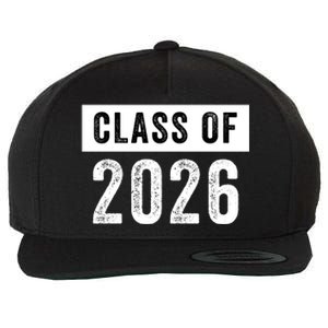 Funny Class Of 2026 Graduation Senior Class 2026 Senior Funny 2026 Graduation Wool Snapback Cap