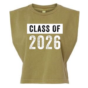 Funny Class Of 2026 Graduation Senior Class 2026 Senior Funny 2026 Graduation Garment-Dyed Women's Muscle Tee