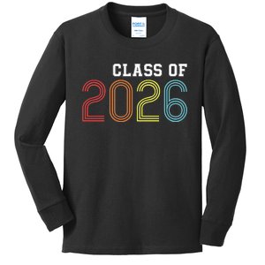 Funny Class Of 2026 Graduation 2026 Senior Senior Class Funny 2026 Graduation Kids Long Sleeve Shirt