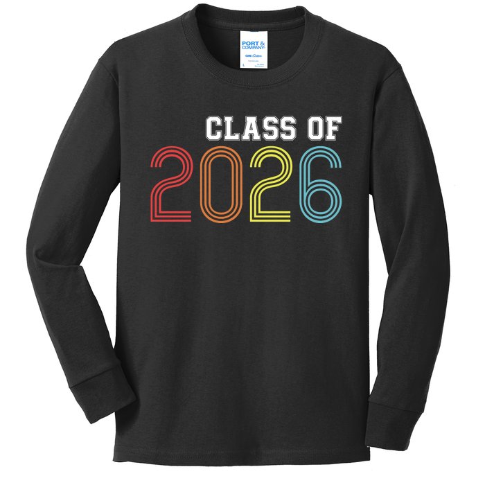 Funny Class Of 2026 Graduation 2026 Senior Senior Class Funny 2026 Graduation Kids Long Sleeve Shirt