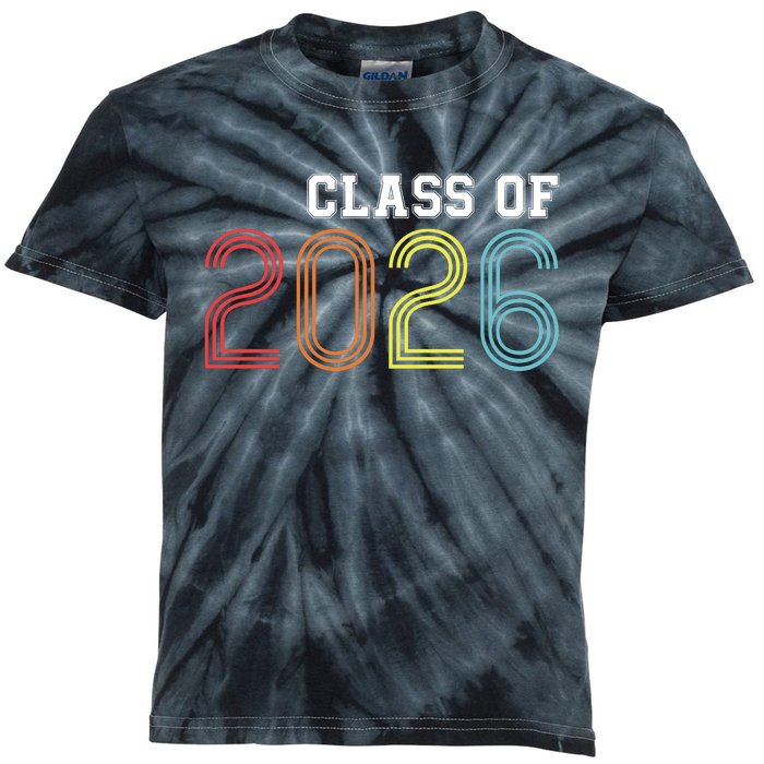 Funny Class Of 2026 Graduation 2026 Senior Senior Class Funny 2026 Graduation Kids Tie-Dye T-Shirt