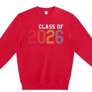 Funny Class Of 2026 Graduation 2026 Senior Senior Class Funny 2026 Graduation Premium Crewneck Sweatshirt