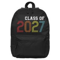 Funny Class Of 2027 Graduation Senior Class 2027 Senior Funny 2027 Graduation 16 in Basic Backpack