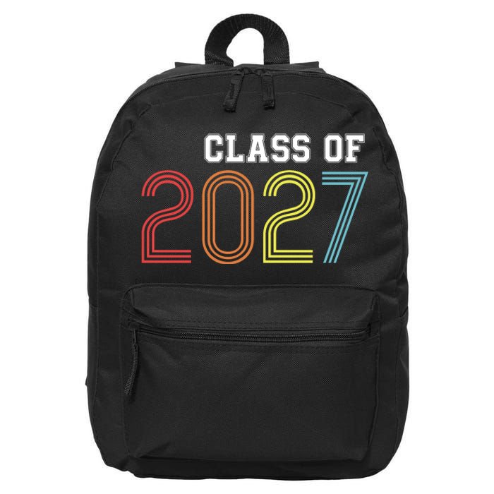 Funny Class Of 2027 Graduation Senior Class 2027 Senior Funny 2027 Graduation 16 in Basic Backpack