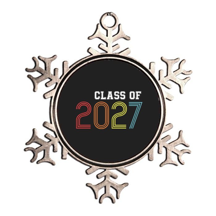 Funny Class Of 2027 Graduation Senior Class 2027 Senior Funny 2027 Graduation Metallic Star Ornament