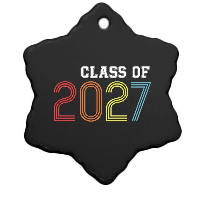 Funny Class Of 2027 Graduation Senior Class 2027 Senior Funny 2027 Graduation Ceramic Star Ornament