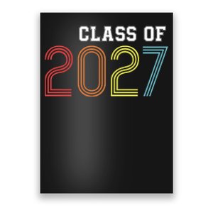 Funny Class Of 2027 Graduation Senior Class 2027 Senior Funny 2027 Graduation Poster