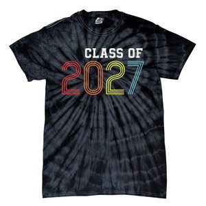 Funny Class Of 2027 Graduation Senior Class 2027 Senior Funny 2027 Graduation Tie-Dye T-Shirt