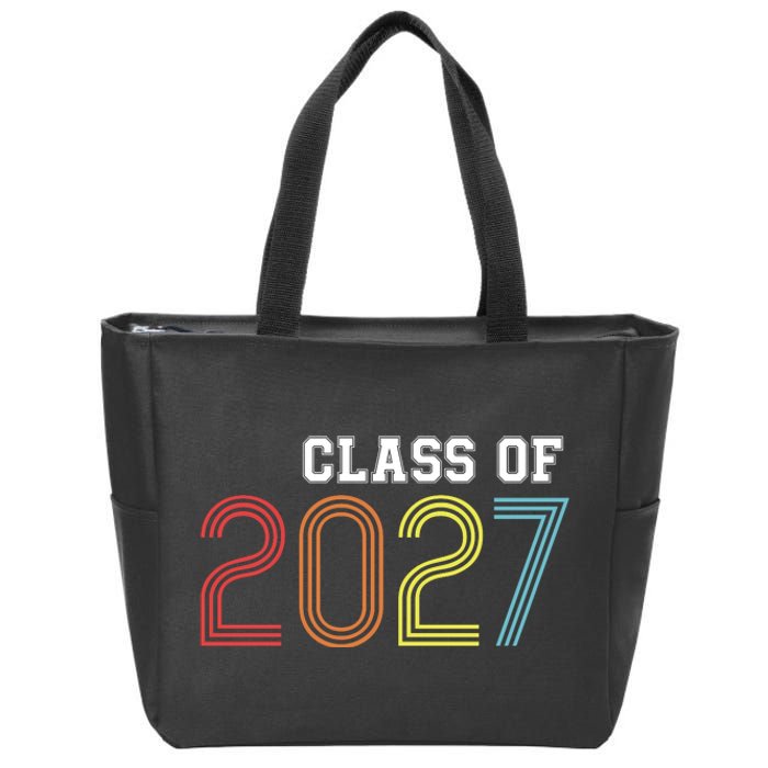 Funny Class Of 2027 Graduation Senior Class 2027 Senior Funny 2027 Graduation Zip Tote Bag