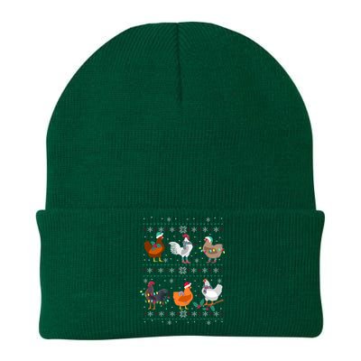 Funny Chicken Owner Birb Memes Farmer Ugly Christmas Chicken Cool Gift Knit Cap Winter Beanie