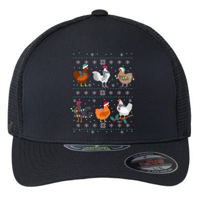 Funny Chicken Owner Birb Memes Farmer Ugly Christmas Chicken Cool Gift Flexfit Unipanel Trucker Cap