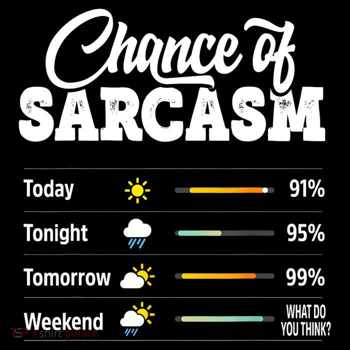 Funny Chance Of Sarcasm Humor Fun Sarcastic Flatbill Hat