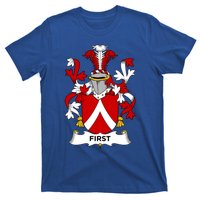 First Coat Of Arms Funny Gift Family Crest Cute Gift T-Shirt