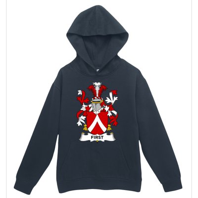 First Coat Of Arms Funny Gift Family Crest Cute Gift Urban Pullover Hoodie