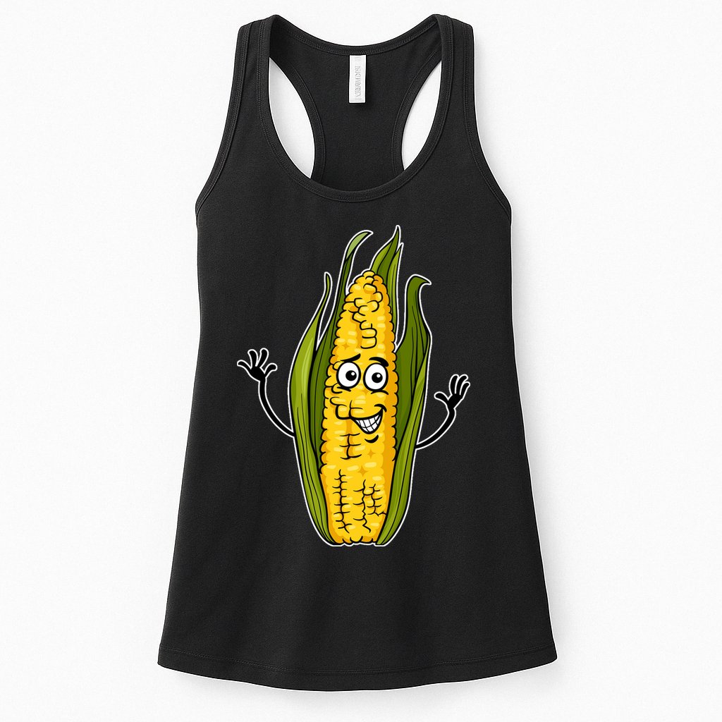 Funny Corn On The Cob Farmers Food Womens Tank Top