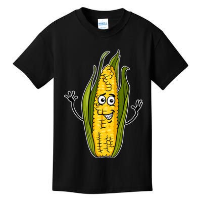 Funny Corn On The Cob Farmers Food Kids T-Shirt