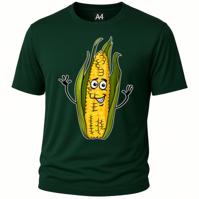 Funny Corn On The Cob Farmers Food Performance Shirt