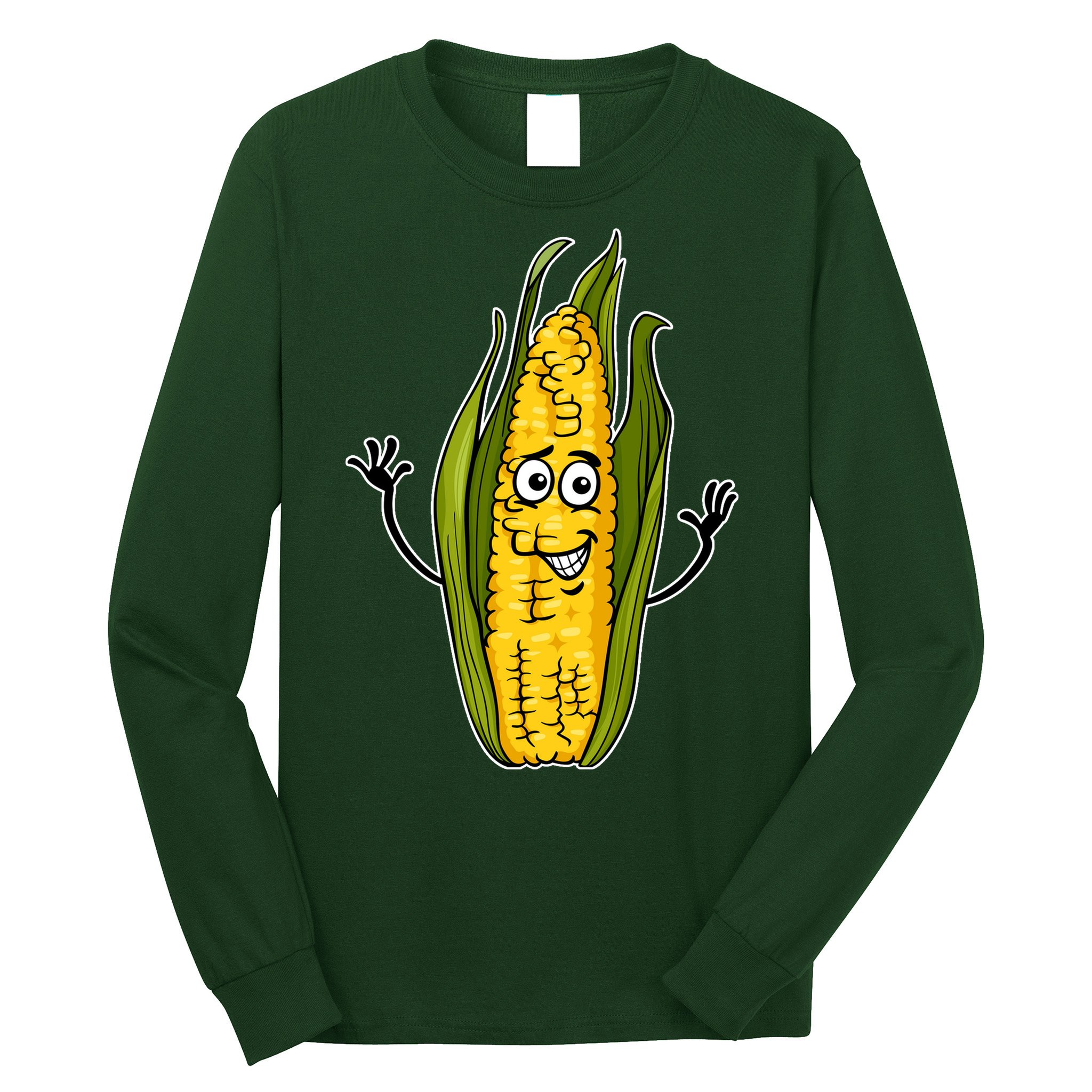 Funny Corn On The Cob Farmers Food Long Sleeve Shirt