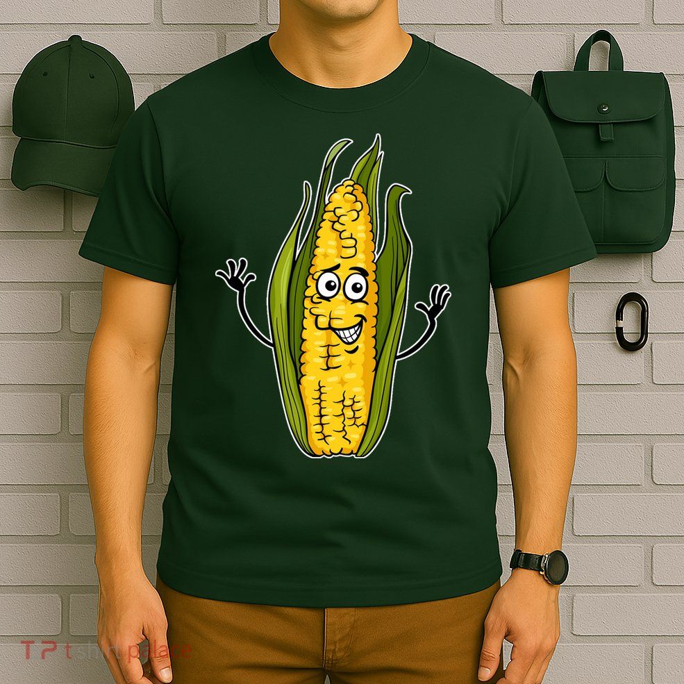 Funny Corn On The Cob Farmers Food T-Shirt