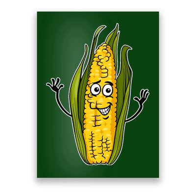 Funny Corn On The Cob Farmers Food Poster