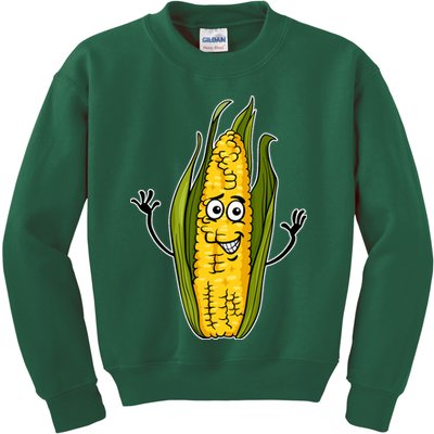 Funny Corn On The Cob Farmers Food Kids Sweatshirt