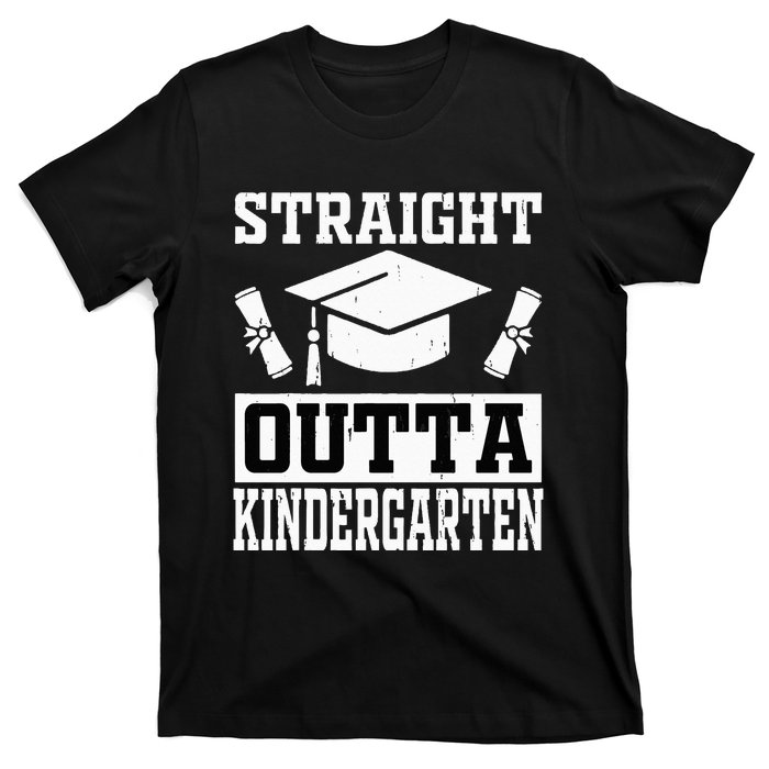 Funny Class Of Straight Outta Kindergarten Graduation T-Shirt