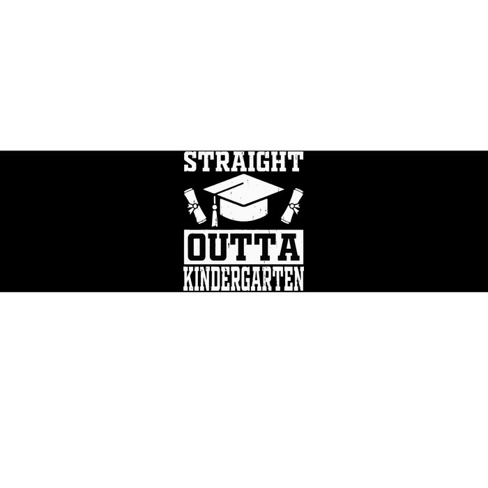 Funny Class Of Straight Outta Kindergarten Graduation Bumper Sticker