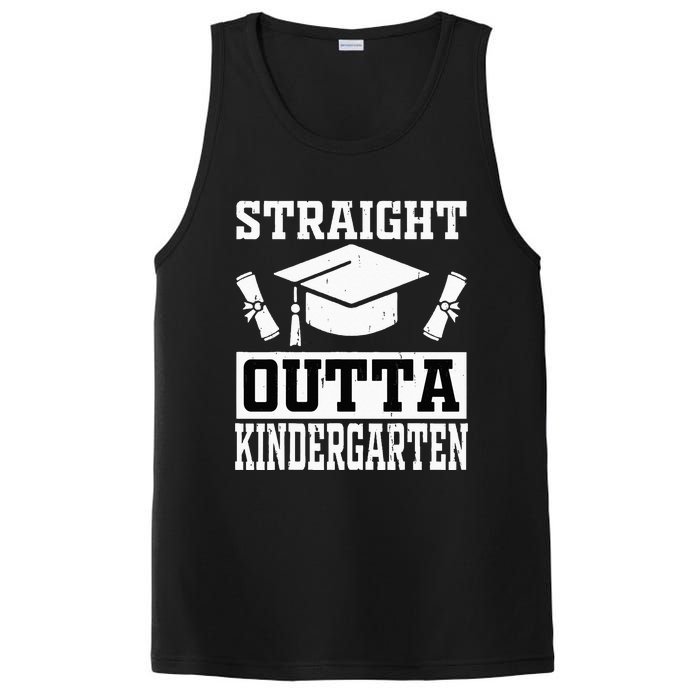 Funny Class Of Straight Outta Kindergarten Graduation PosiCharge Competitor Tank