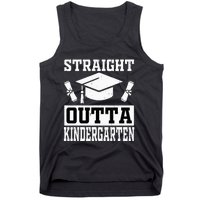 Funny Class Of Straight Outta Kindergarten Graduation Tank Top