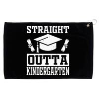 Funny Class Of Straight Outta Kindergarten Graduation Grommeted Golf Towel