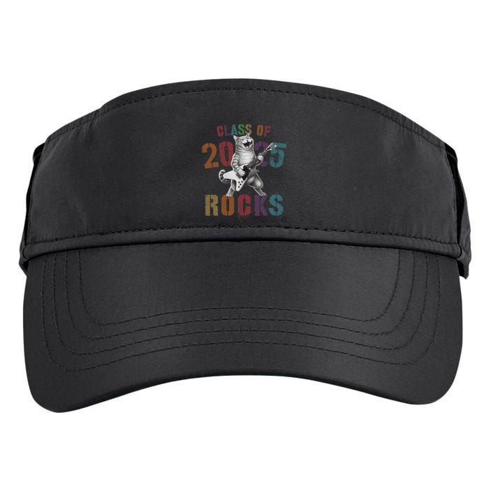 Funny Class Of 2025 Rocks Graduated Signature Autographs Cat .Png Adult Drive Performance Visor