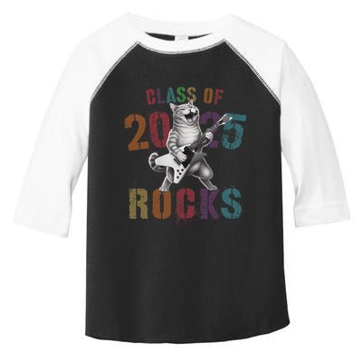 Funny Class Of 2025 Rocks Graduated Signature Autographs Cat .Png Toddler Fine Jersey T-Shirt