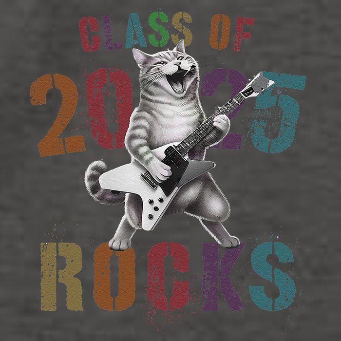 Funny Class Of 2025 Rocks Graduated Signature Autographs Cat .Png Vector Backpack