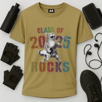 Funny Class Of 2025 Rocks Graduated Signature Autographs Cat .Png Performance Shirt