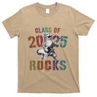 Funny Class Of 2025 Rocks Graduated Signature Autographs Cat .Png T-Shirt