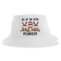 Funny Christmas Otters Cute All Of The Otter Reindeer Sustainable Bucket Hat