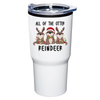 Funny Christmas Otters Cute All Of The Otter Reindeer Tumbler
