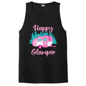 Funny Camping Outdoor Rv Camper Happy Glamper Great Gift PosiCharge Competitor Tank