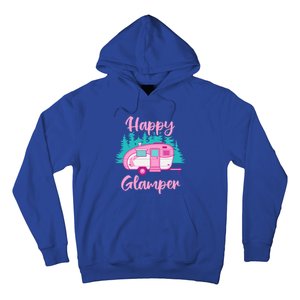 Funny Camping Outdoor Rv Camper Happy Glamper Great Gift Hoodie