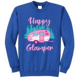 Funny Camping Outdoor Rv Camper Happy Glamper Great Gift Sweatshirt