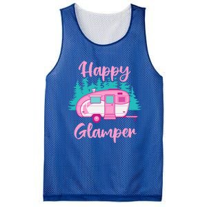 Funny Camping Outdoor Rv Camper Happy Glamper Great Gift Mesh Reversible Basketball Jersey Tank