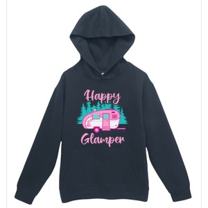 Funny Camping Outdoor Rv Camper Happy Glamper Great Gift Urban Pullover Hoodie