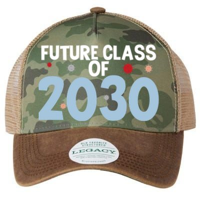 Future Class Of 2030 Cute 4Th Grade Gift Legacy Tie Dye Trucker Hat