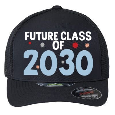 Future Class Of 2030 Cute 4Th Grade Gift Flexfit Unipanel Trucker Cap